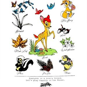 TORRID‎ Disney T-Shirt Bambi Classic Fit Crewneck Cotton Blend Tee NWT Size 3X